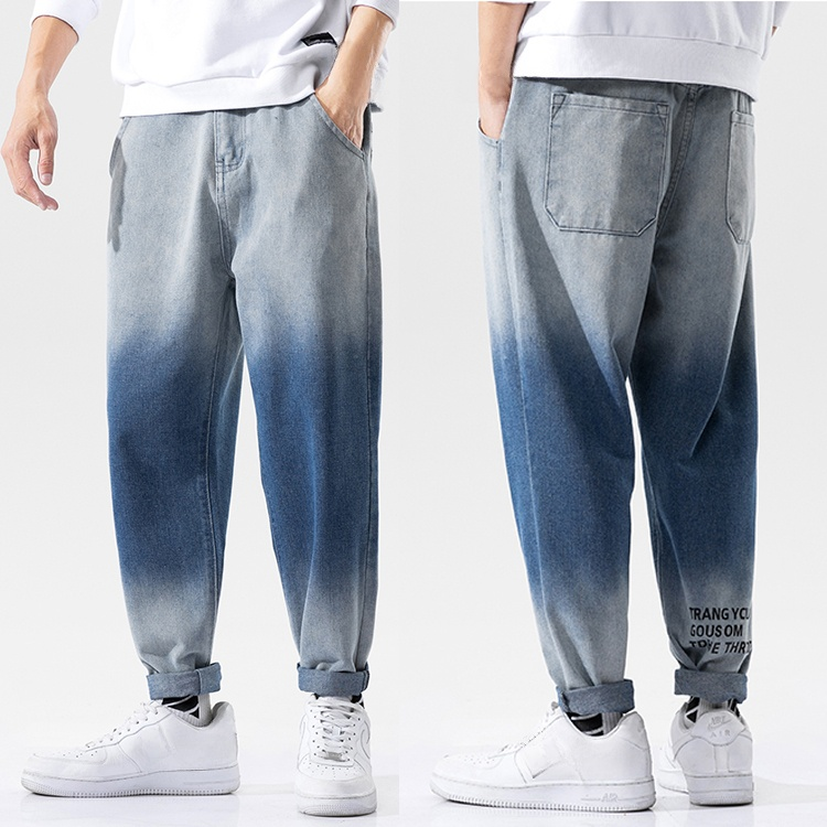 メンズカジュアル風グラデーションカラージーンズ