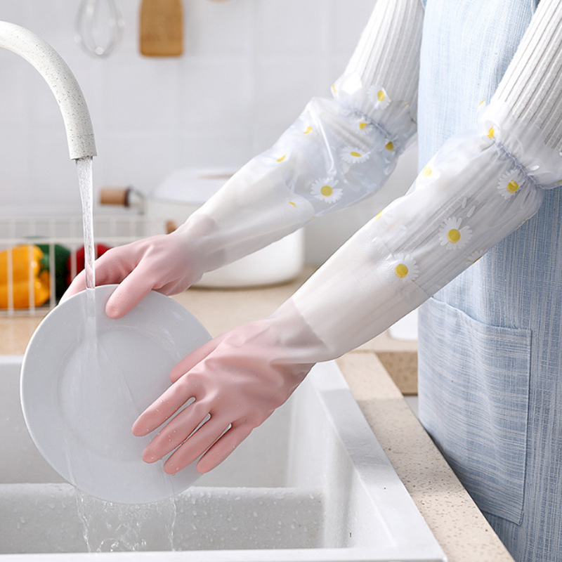 Wasserdichte und rutschfeste Spülhandschuhe für Frauen