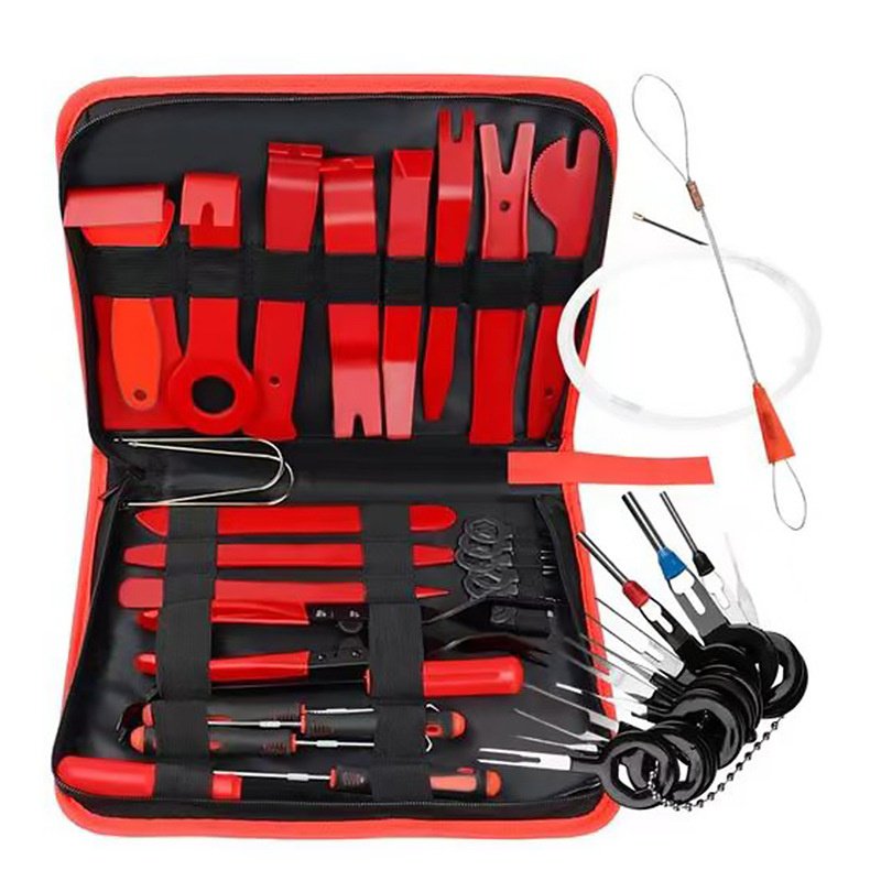 DIY automotive crowbar for soundproofing and repair