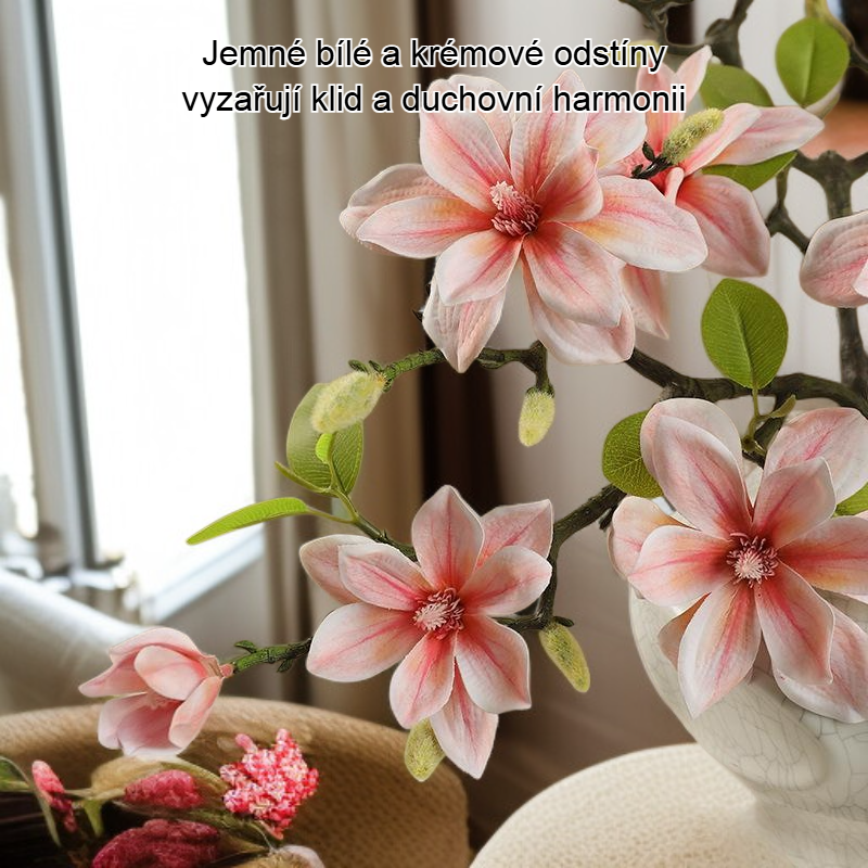 Simulovaný květ magnólie