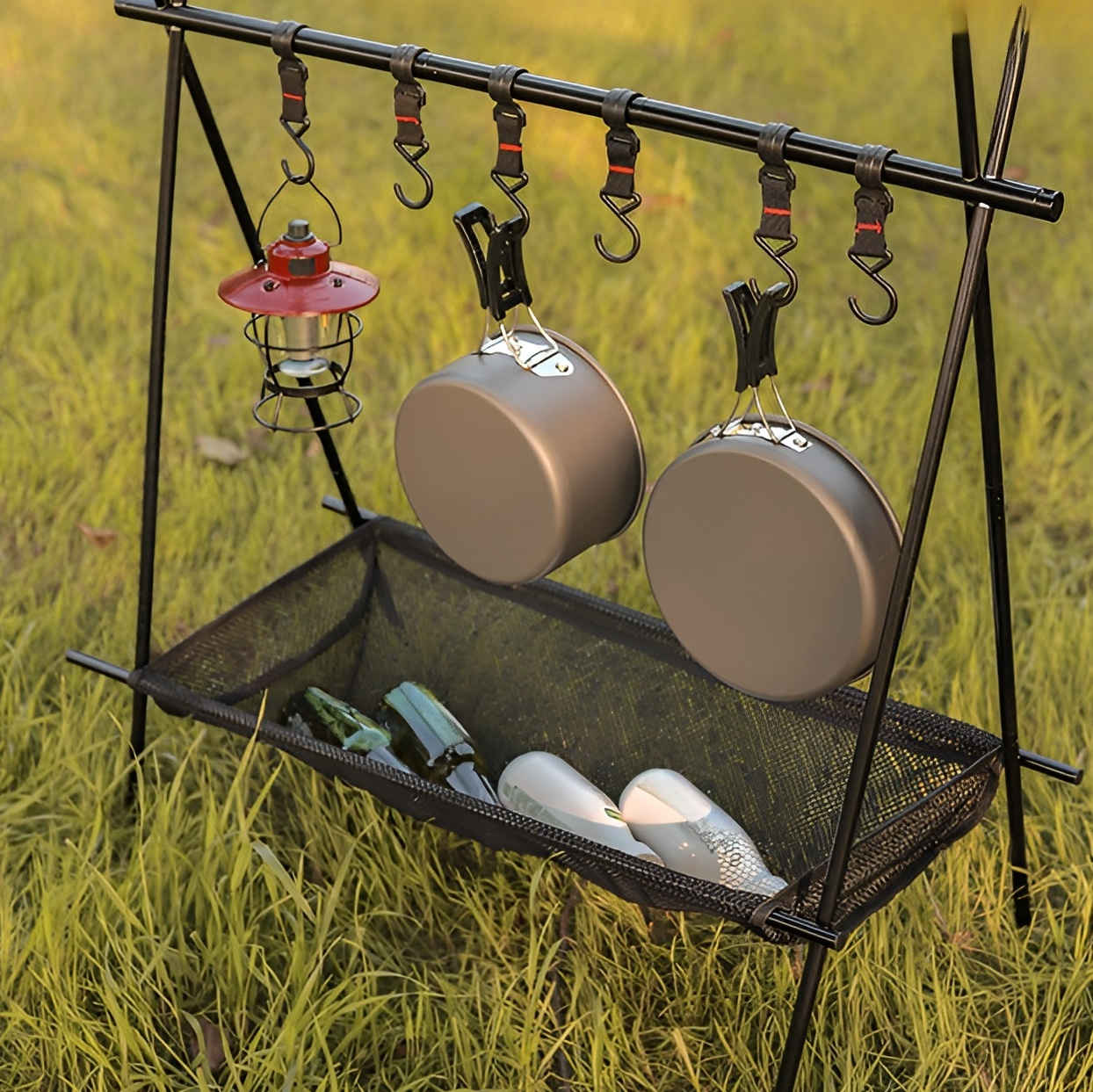 아웃도어 캠핑 폴딩 선반