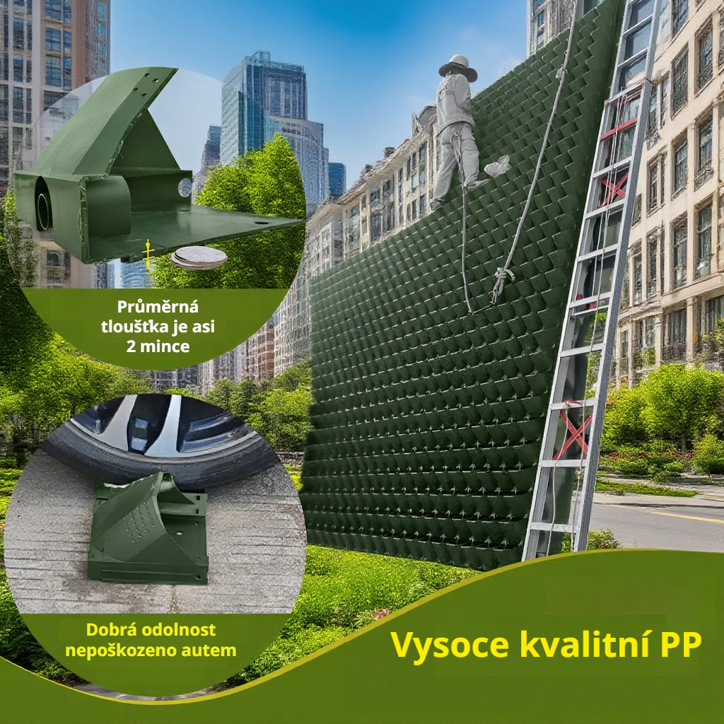  Vertikální květináč na zelené stěny