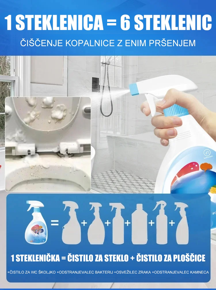 UBELA Čistilo za kopalnice