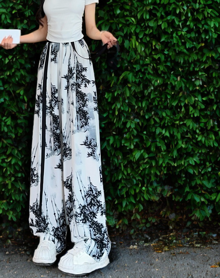 アイスシルクワイドパンツ