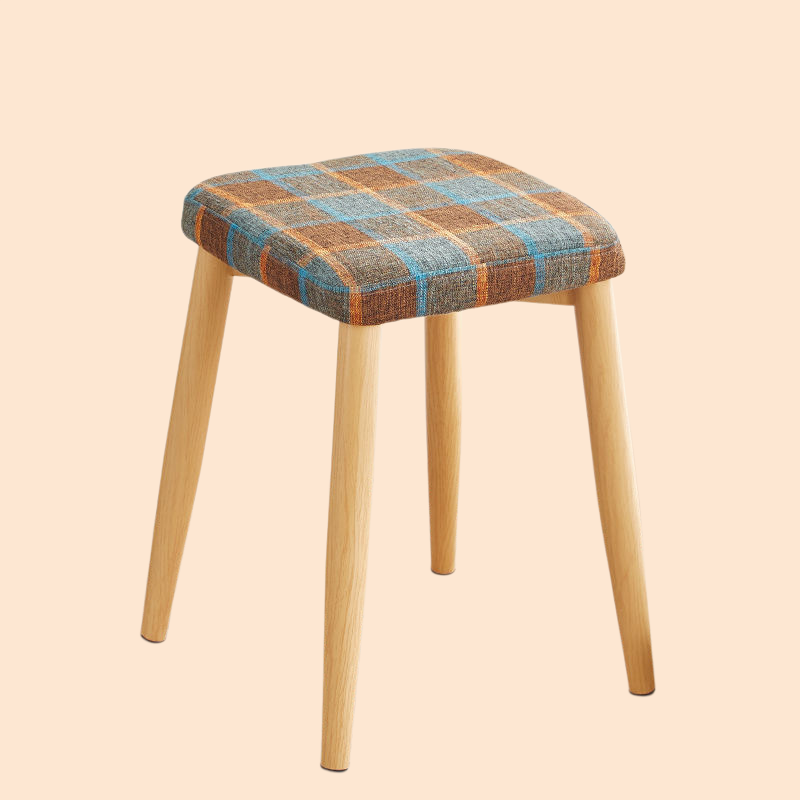 ソフトパッド家庭用モダンでシンプルな折りたたみ可能なスクエアスツール