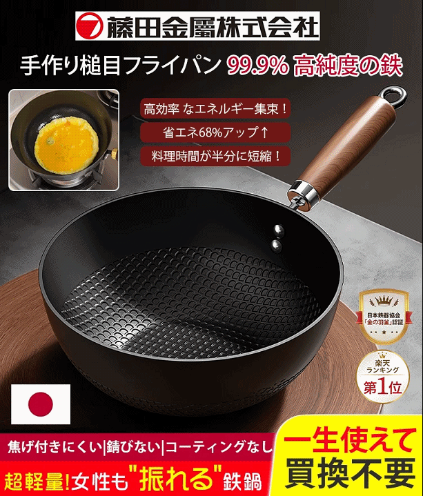 一人用コンパクトフライパン