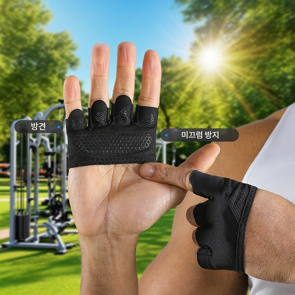 남자 미끄럼방지 반지갑 요가 미끄럼방지 스포츠헬스장갑 통풍사지 굳은살방지 미끄럼방지 여자남장갑