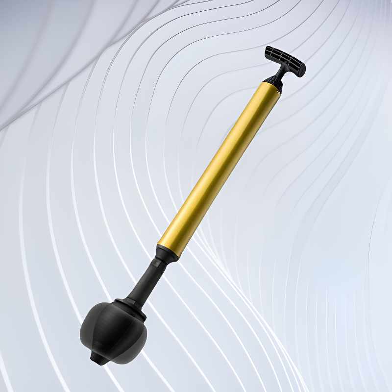 【一体型ステンレス製】一発トイレ詰まり解消器