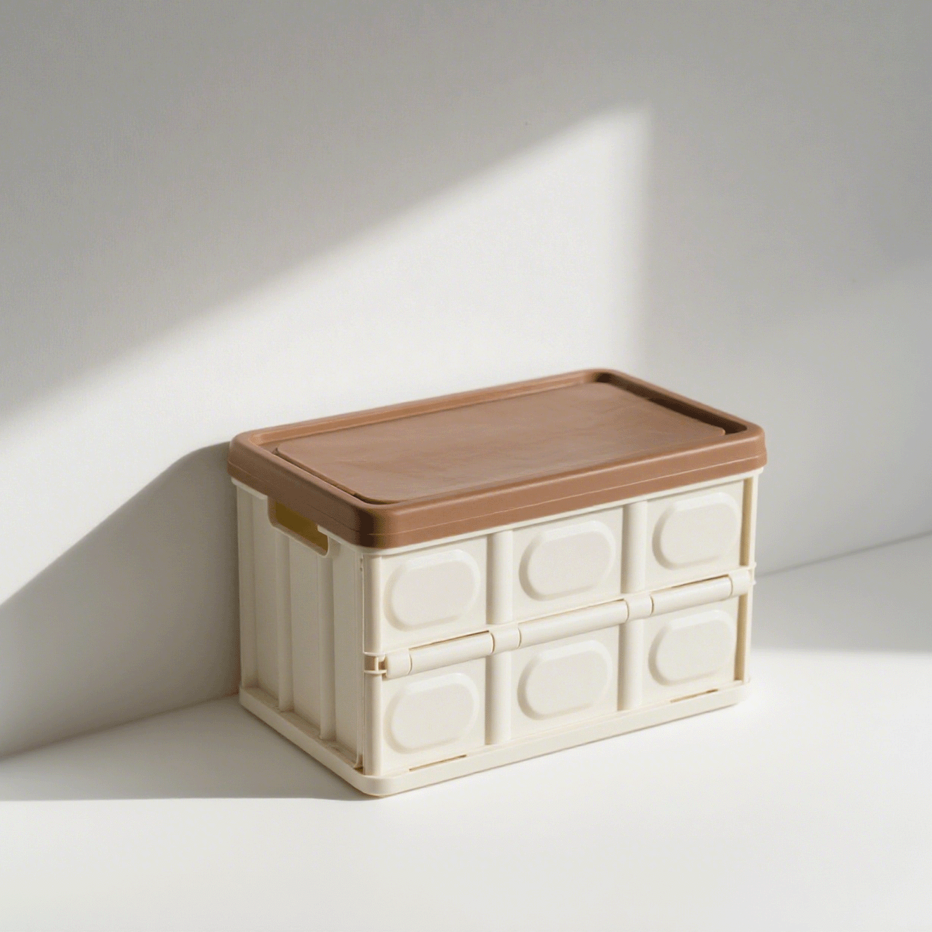 Caja de almacenamiento de PP plegable engrosada (3 piezas)