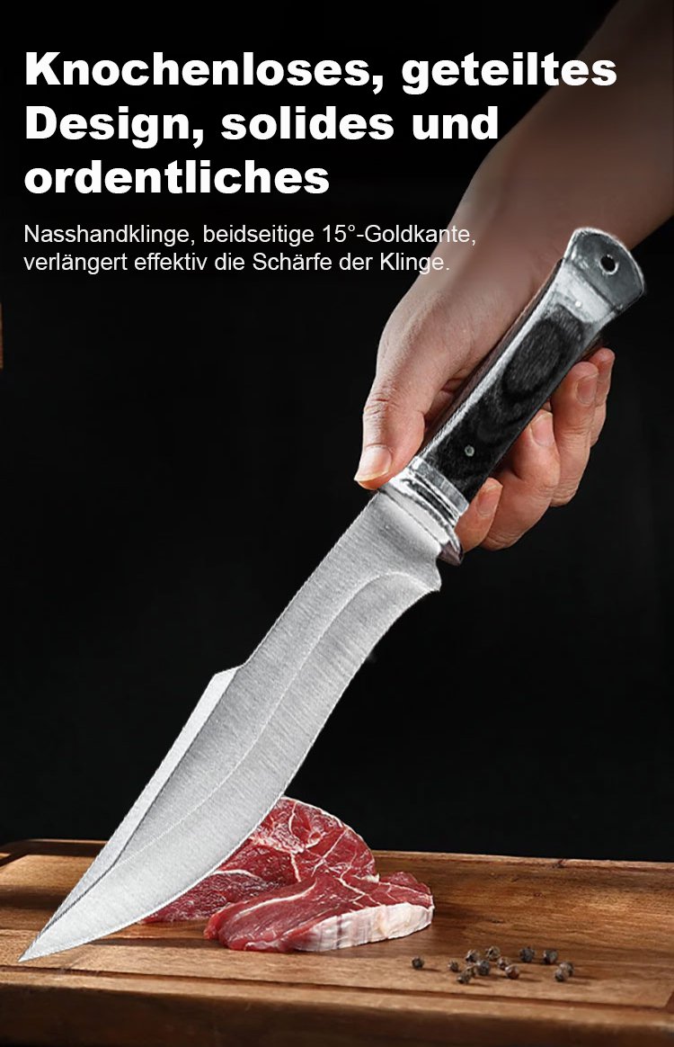 Multifunktionales Messer beim Camping-Einsatz