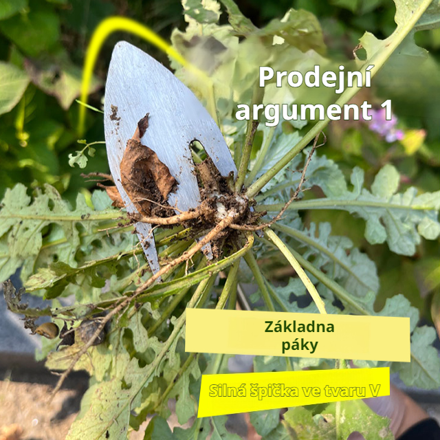 Ruční odstraňovač plevele pro domácnost