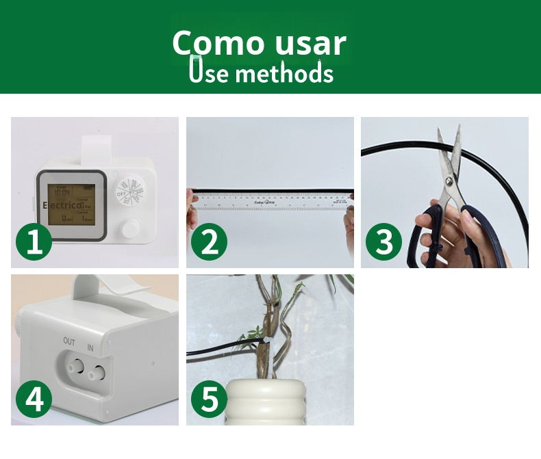 Instalación sencilla del sistema de riego inteligente JMY