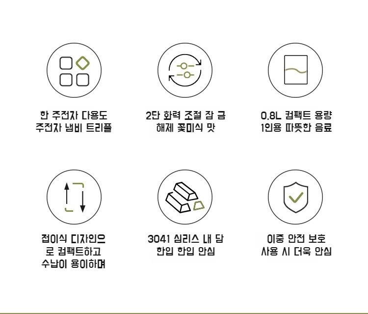 스테인리스 소재의 소형 전기포트