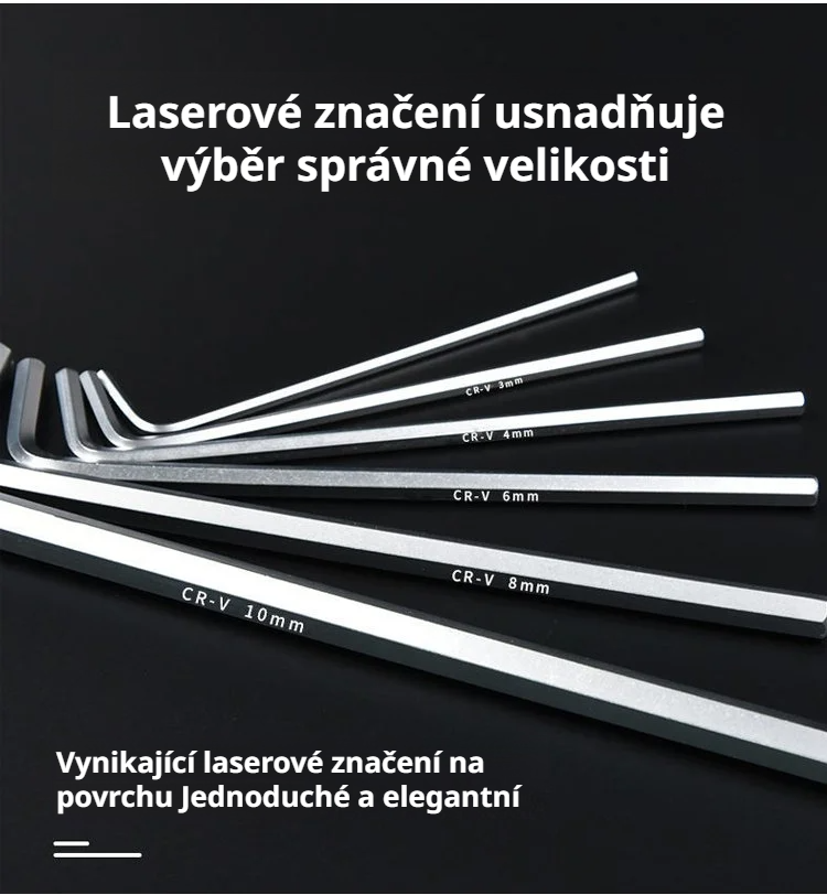 Sada imbusových klíčů vhodná pro profesionály