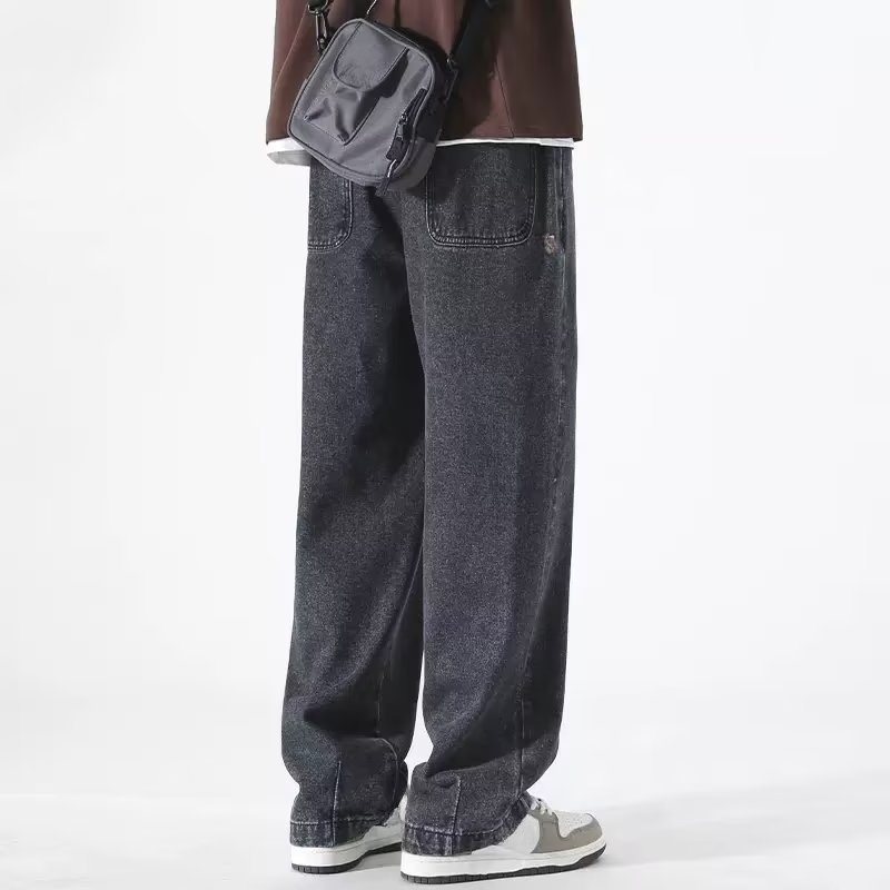 トレンド感あるハイストリートファッションジーンズ