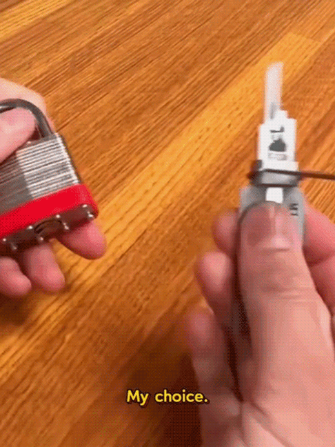 【Hausgebrauch Diebstahlsicherung✨】Kann in 3 Sekunden alle Türschlösser öffnen✨