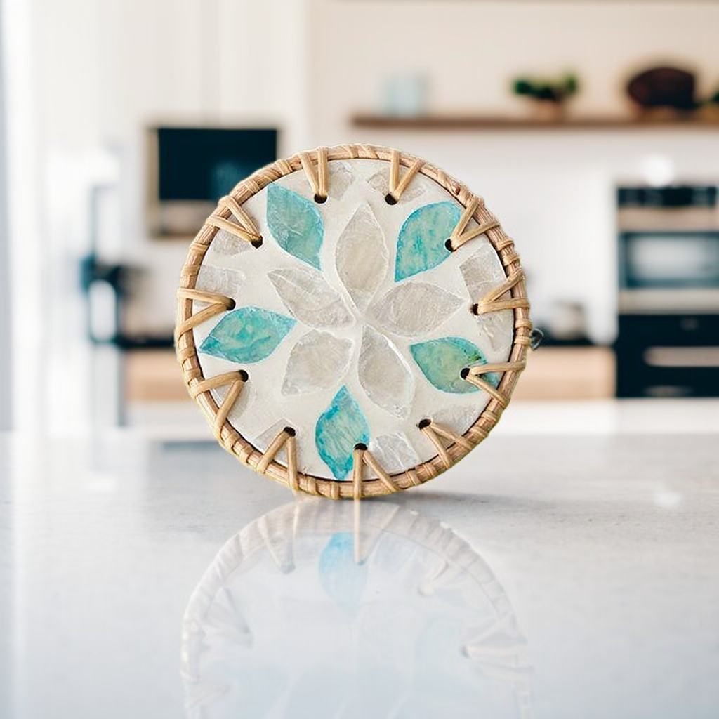 手作りの籐断熱パッド