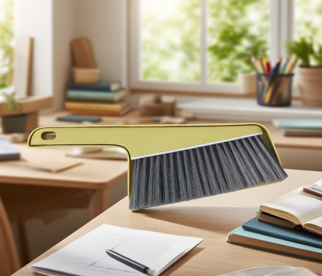 Sada kartáčů na prach s perforovanou rukojetí, vhodná na postel, praktické skladování