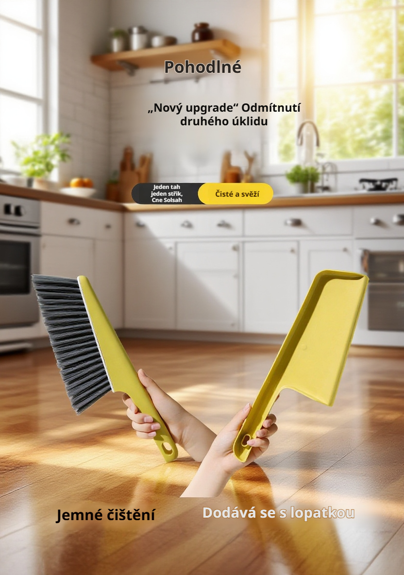 Praktické skladování kartáčů na prach