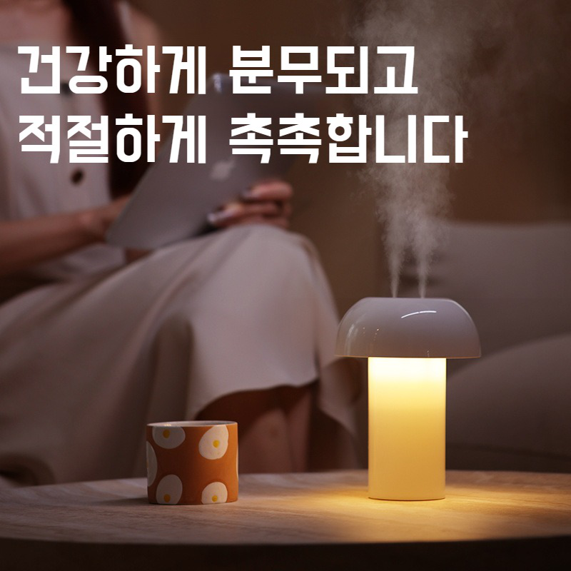 가정용 가습기 안개분무 더블분무 버섯등 에어로졸 가습기 사무용 탁상용 에어로졸