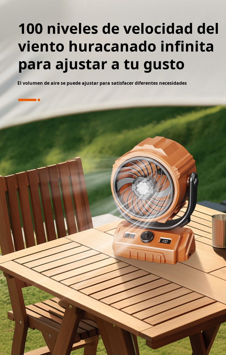 Ventilador potente para refrescar espacios al aire libre