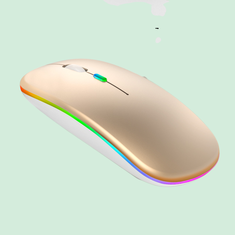 マウス 静音 ノートパソコン ゲーム 女の子 ワイヤレスマウス 発光 高価値 ライトカラー 快適