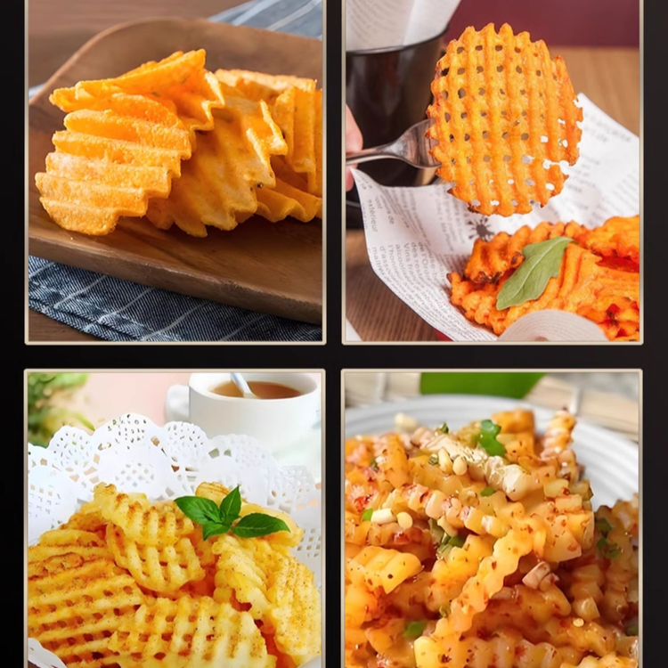 不鏽鋼波浪刀切菜神器