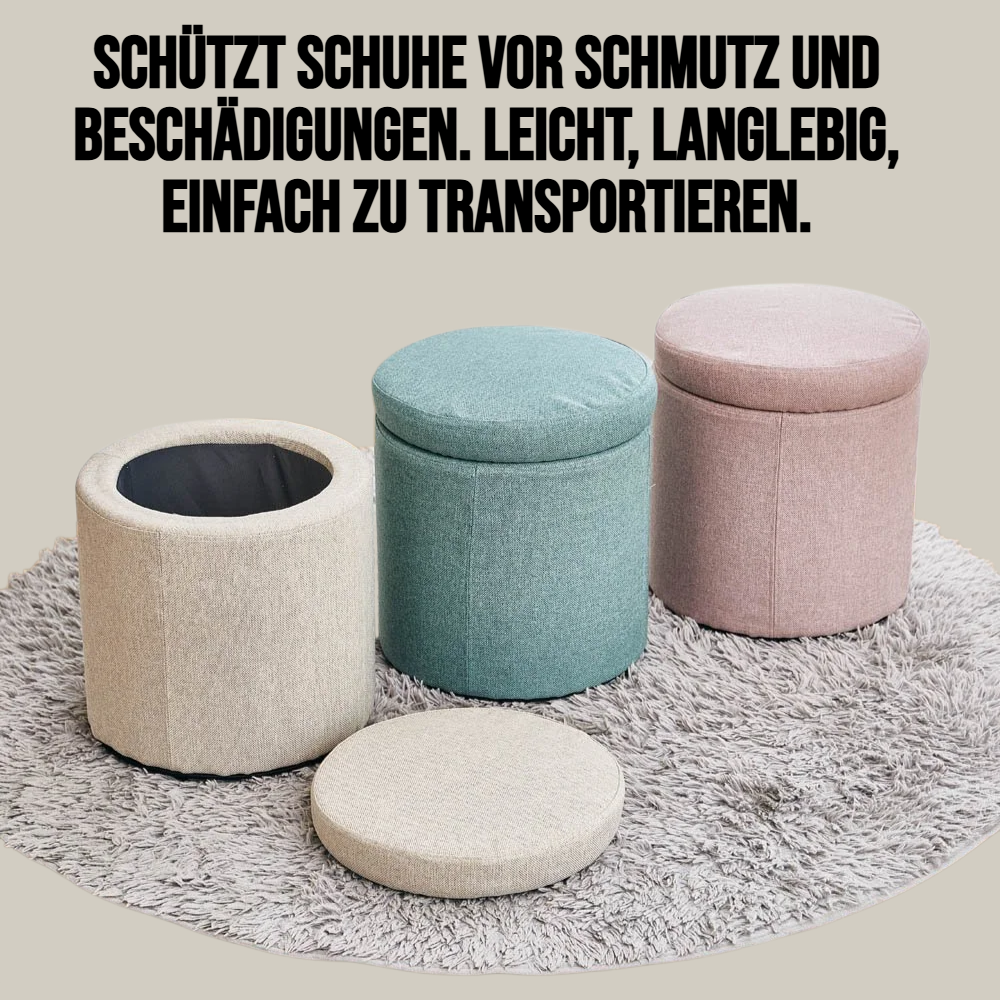 Aufbewahrbarer Schuhwechsel