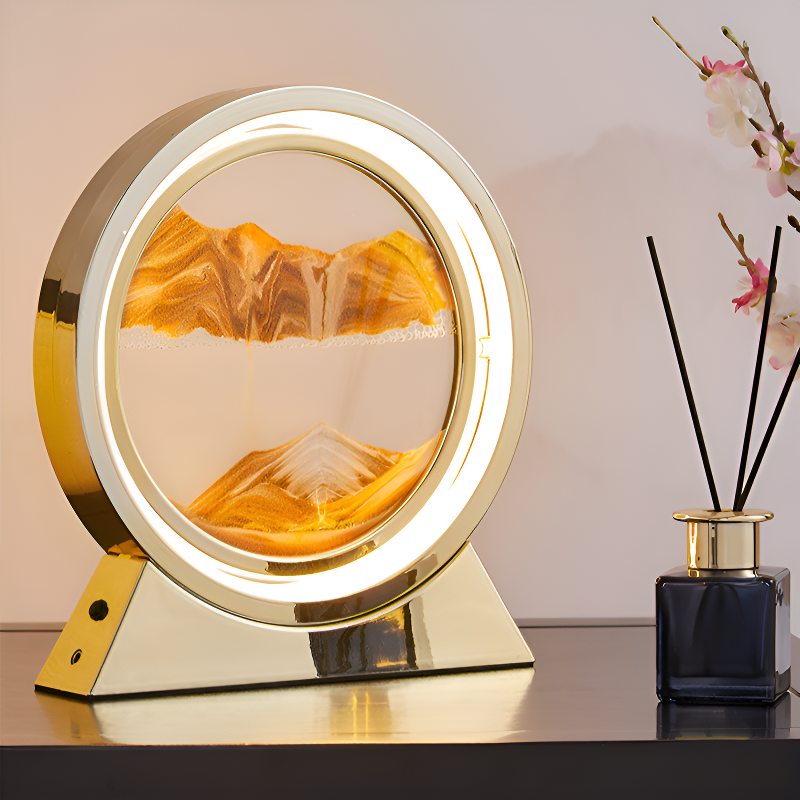 모래멍 모래시계 액자 무드등