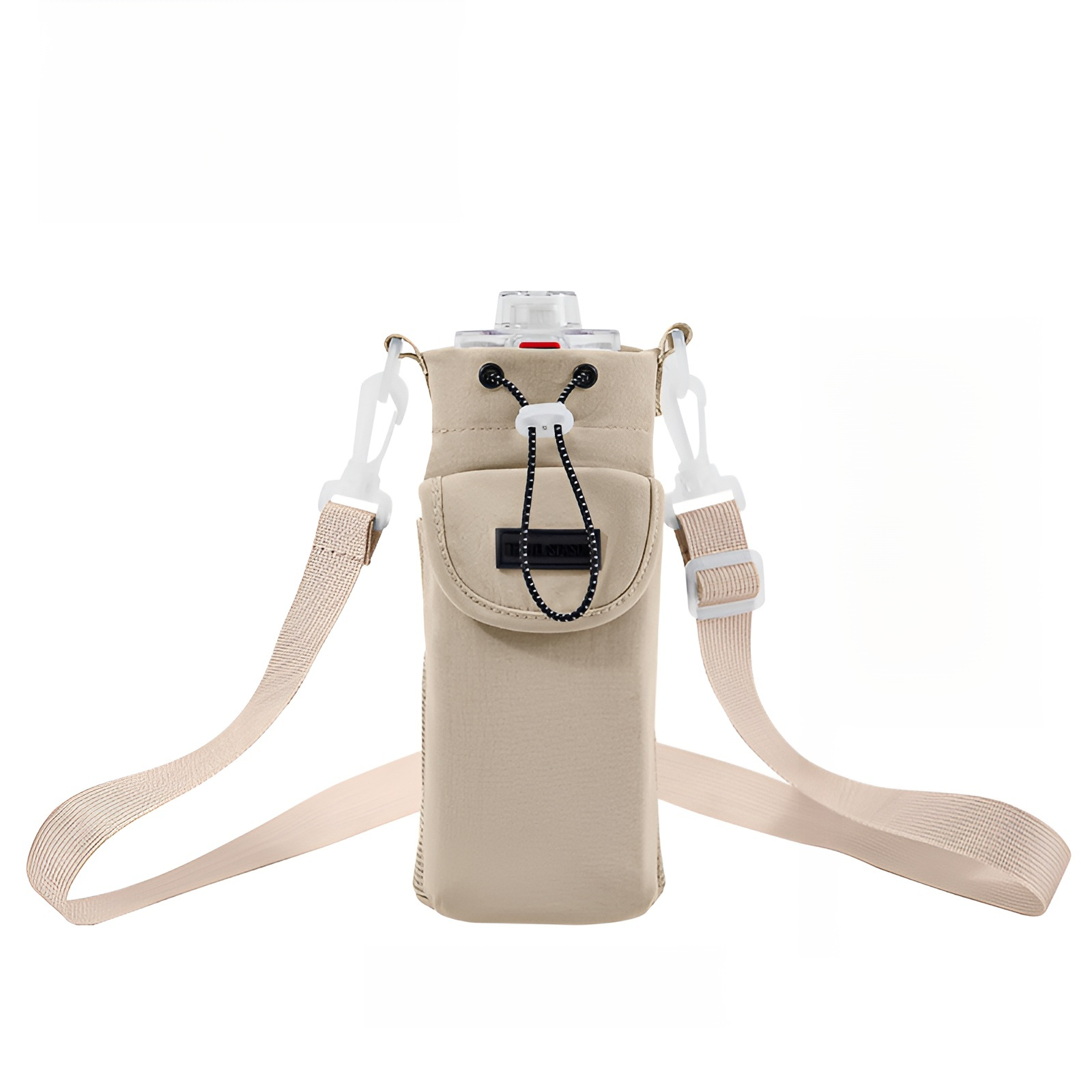 방수 휴대용 크로스바디 물병 가방 보온병 컵 커버 야외 여행 휴대용 물컵 p