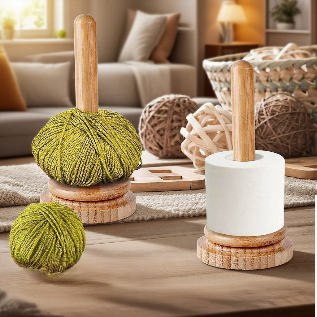 家用可旋轉毛線收納架