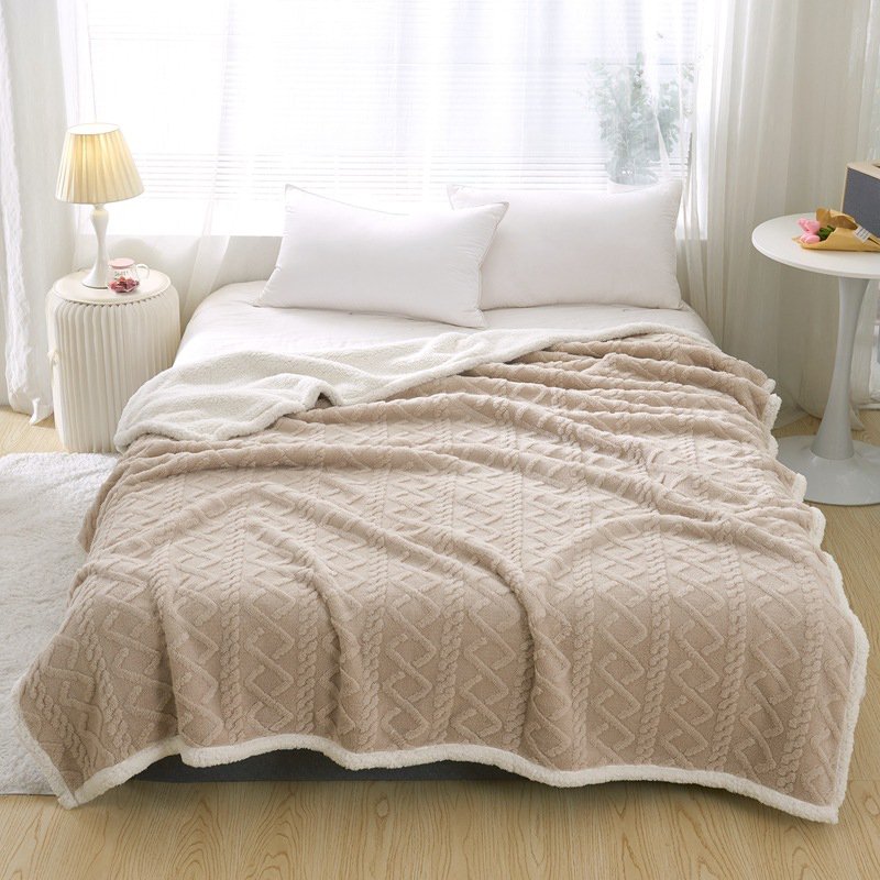 シープボア毛布