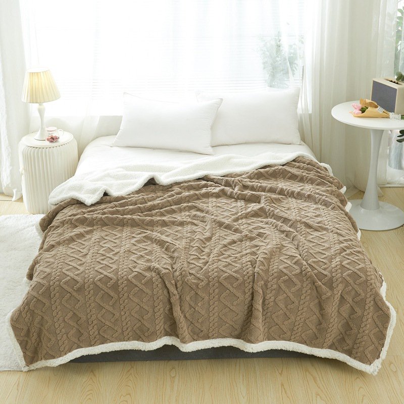 シープボア毛布