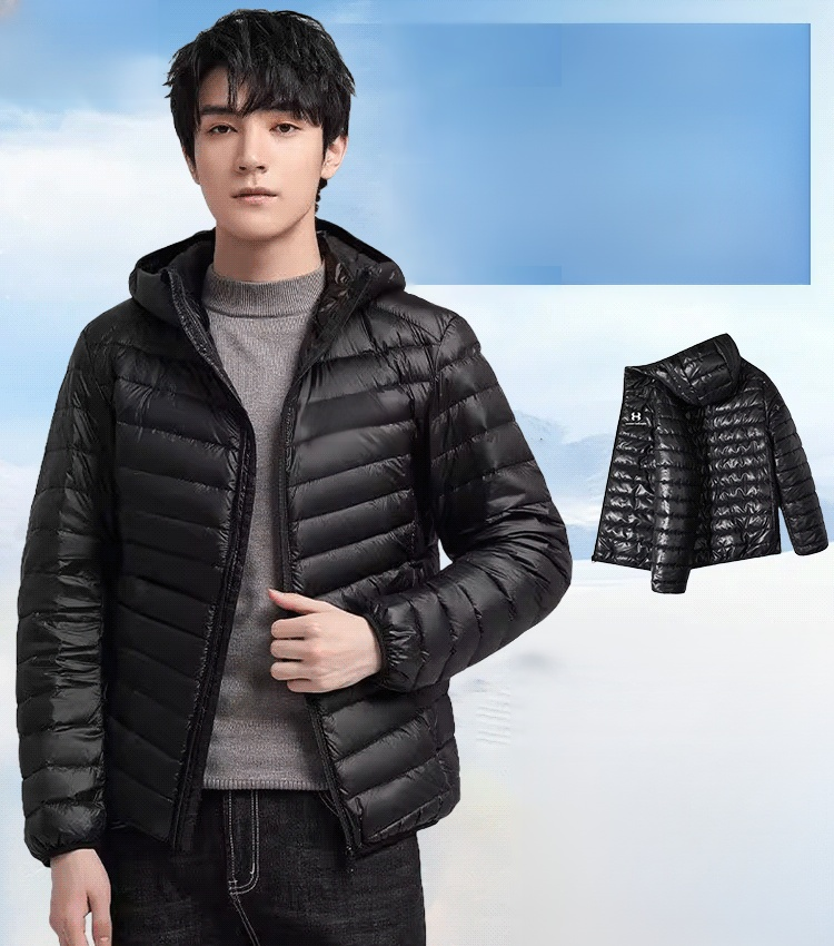 남녀공용 경량 후드 패딩