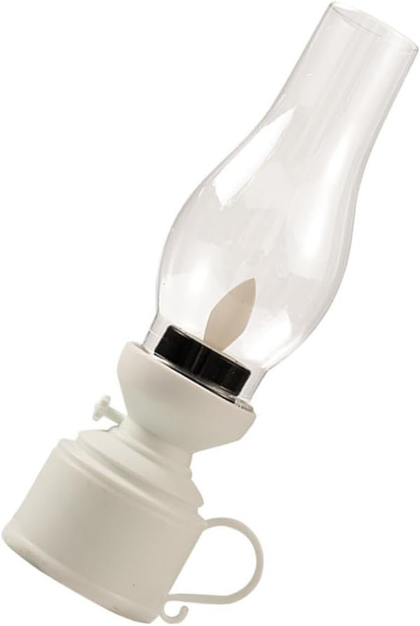 화이트 컬러 램프 침대 옆 탁자