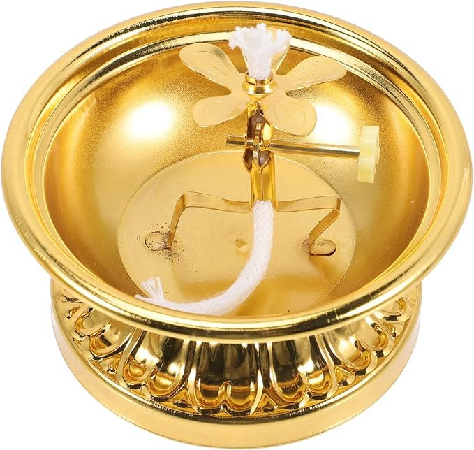 12.2인치 높이의 오일 램프 측면 모습