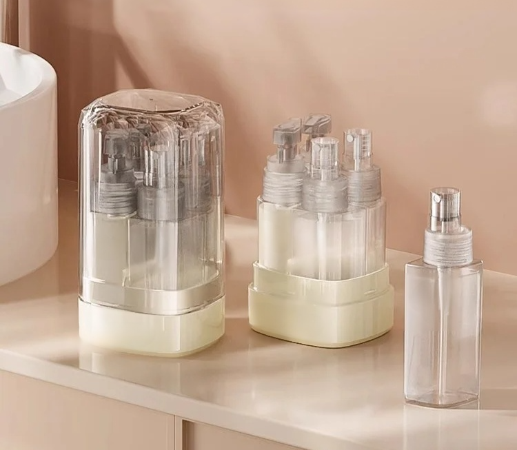 Reise-Nachfüllflasche tragbare 4-in-1-Vorratsflasche kompakt