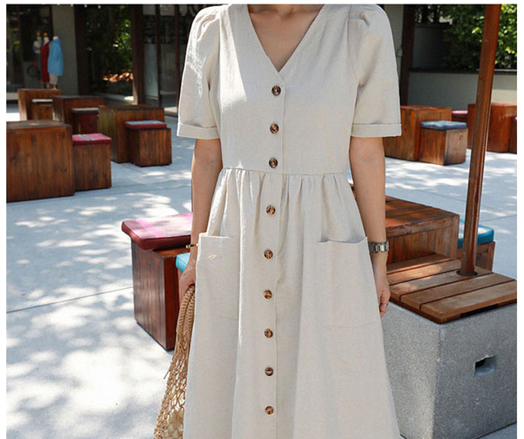 きれいめカジュアルなマキシ丈ワンピース