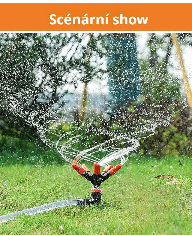 Snadná instalace zahradního postřikovače