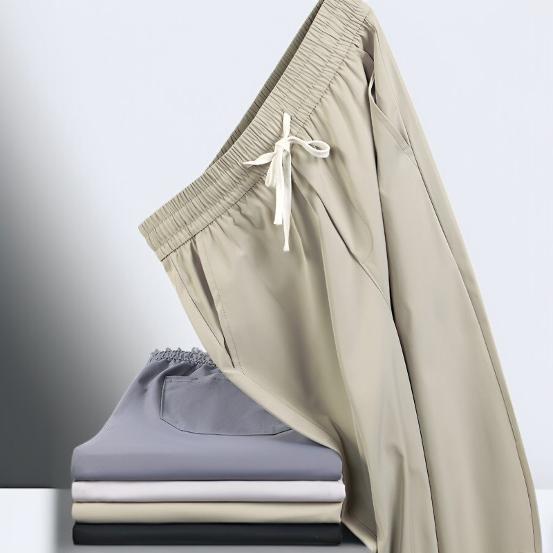 남성 속바지 고탄력 얇은 비즈니스 캐주얼 팬츠 삼방 패션 아이스 속바지