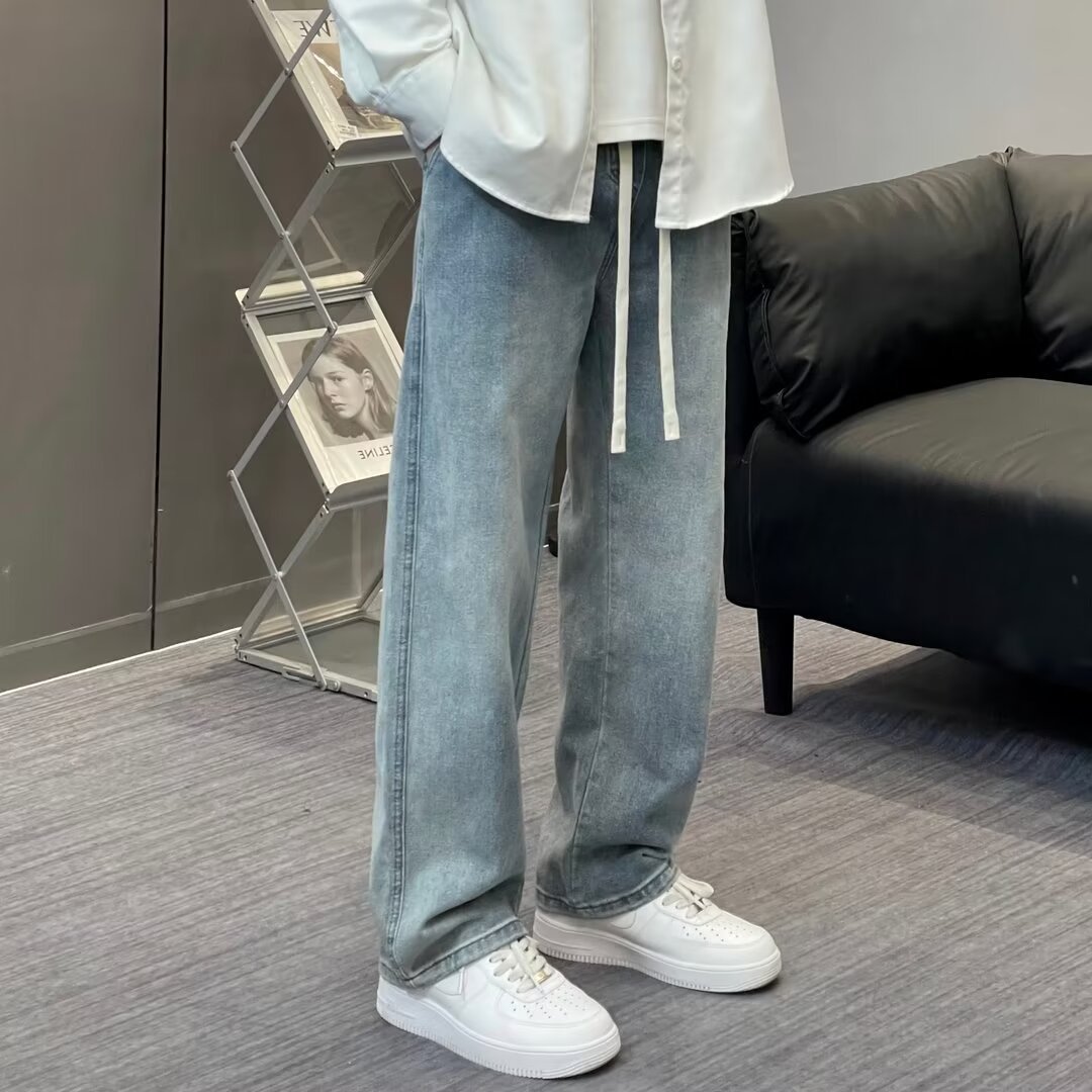 アメリカンゆったりストレートパンツ