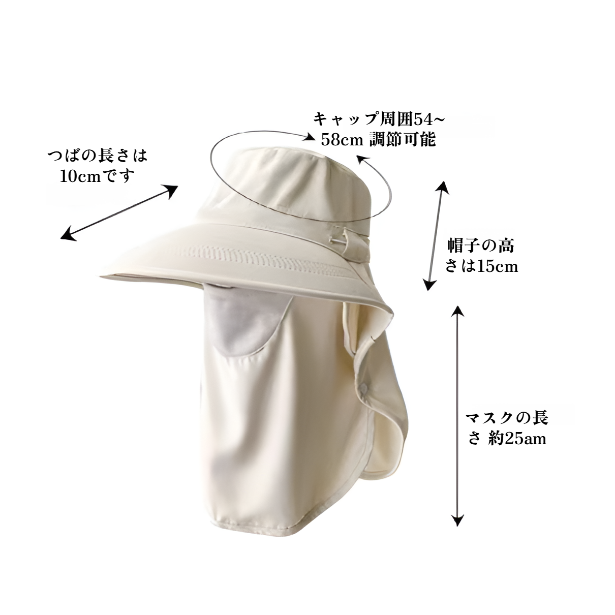 息苦しくない通気性抜群のUVカットマスク