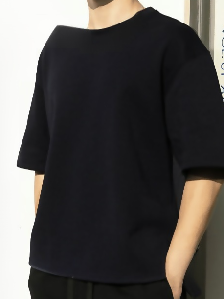 Casual round neck pullover unisex T-shirt