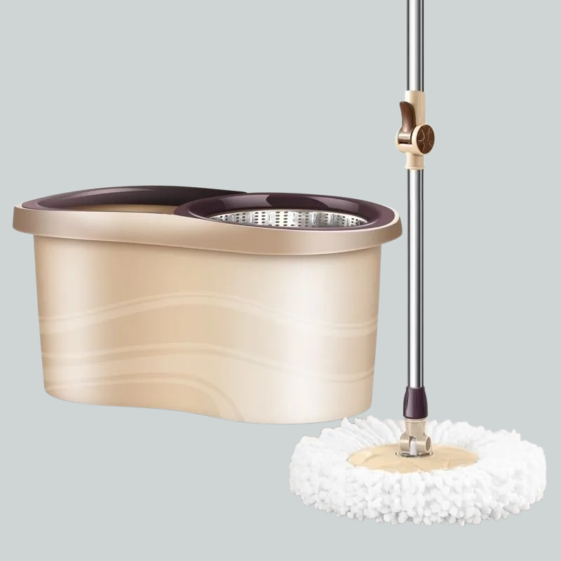 Fully automatic dehydration spin mop