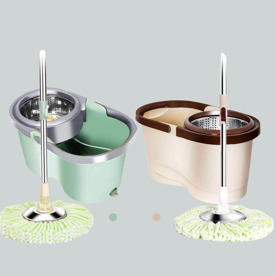 Fully automatic dehydration spin mop