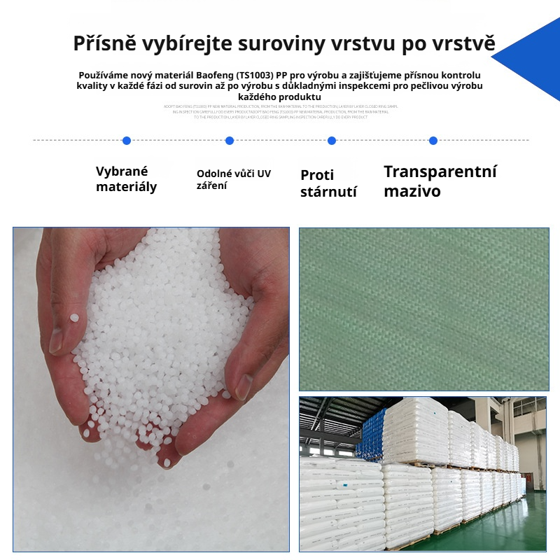 Venkovní velkokapacitní čtvercový pytel na zahradní listí