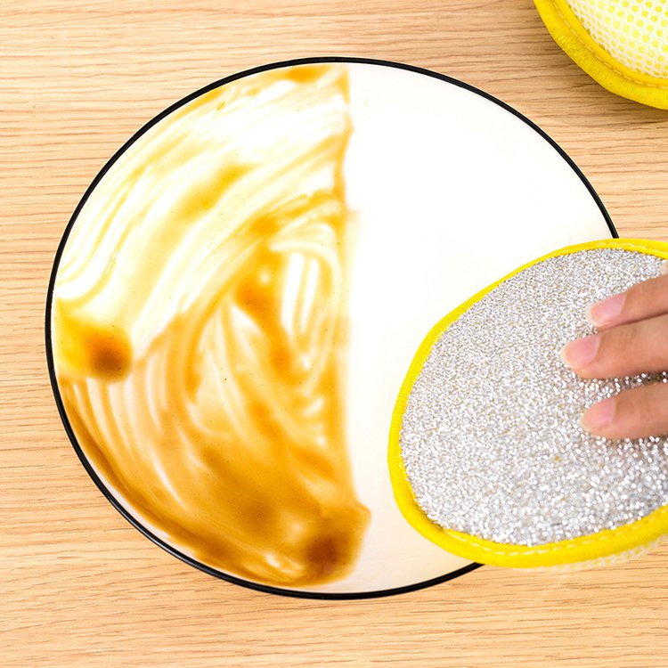 두꺼운 고탄성 양면 세척용 스펀지