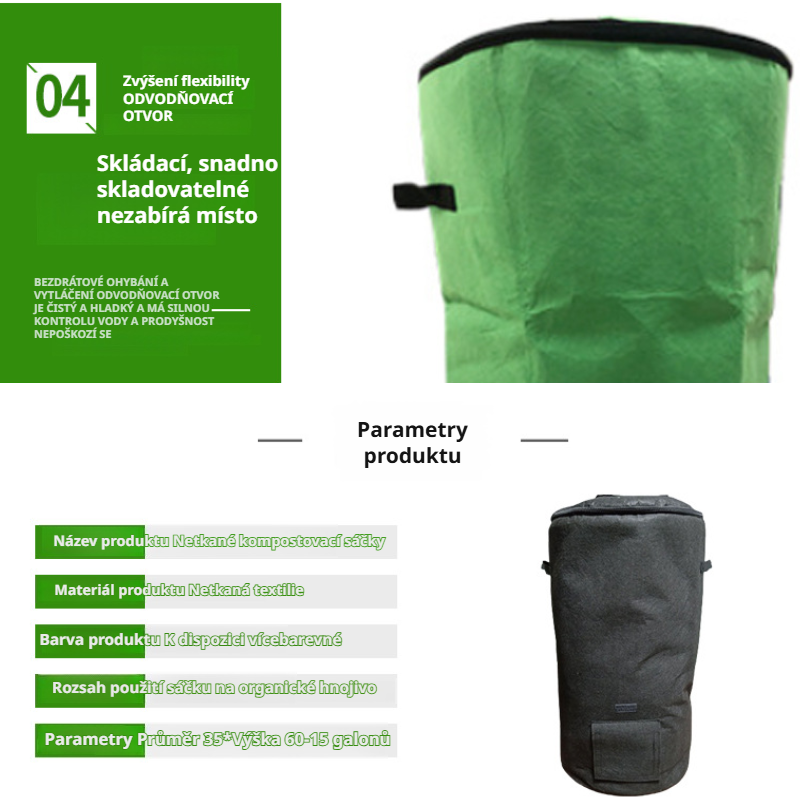 Kompostovací pytel z netkané textilie