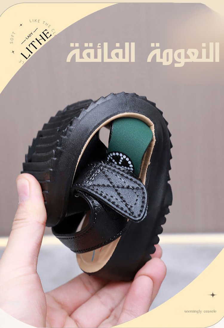 صندل كاجوال عصري ذو نعل ناعم وكعب ويدج للنساء، زيادة طول القامة بصريا