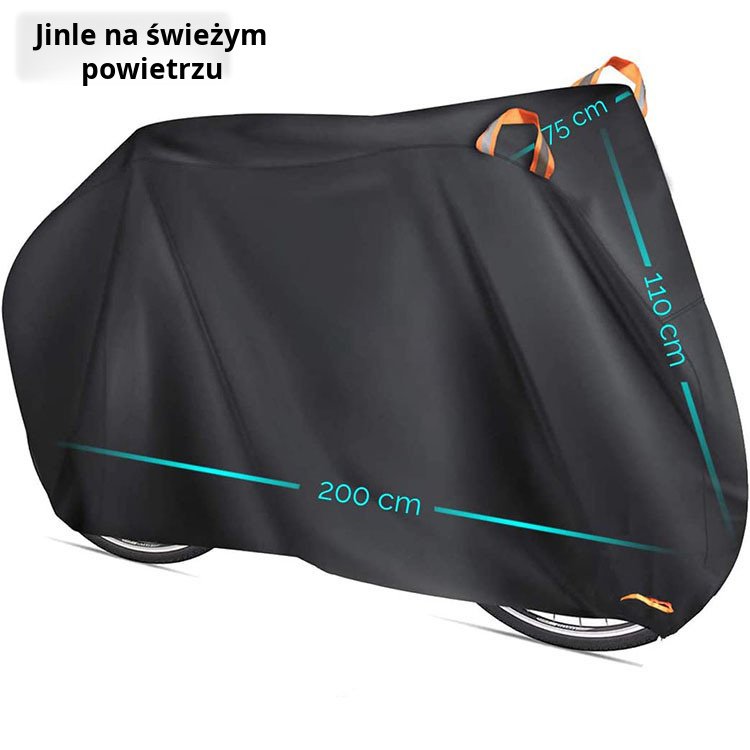 Pokrowiec na rower, przeciwdeszczowy pokrowiec na samochód 420D z tkaniny Oxford, duży rower, przeci